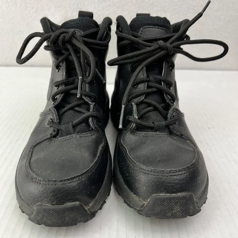NIKE Shoes Boots Kids US 1Y Black Lace Up High Top Manoa LTR BQ5373-001